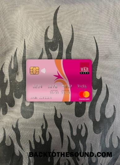 İndir Macaristan MKB Banka Mastercard foto-görünüm Ön Örnek taslak