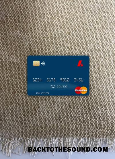 İndir İzlanda Landsbankinn Mastercard foto-görünüm Ön Örnek taslak