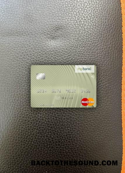 İndir İzlanda MP Banki Mastercard foto-görünüm Ön Örnek tasarım