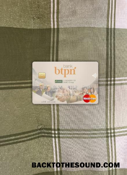 İndir Endonezya Banka BTPN Mastercard foto-görünüm Ön Örnek örnek