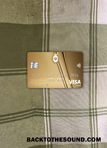 İndir İran Melli Banka Vize gold Kart foto-görünüm Ön Örnek ön izleme