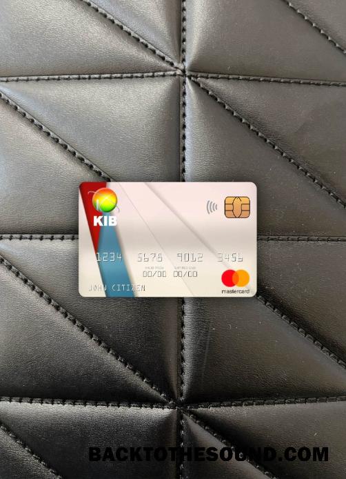 İndir Irak Kurdistan uluslararası Banka Mastercard foto-görünüm Ön Örnek şablon