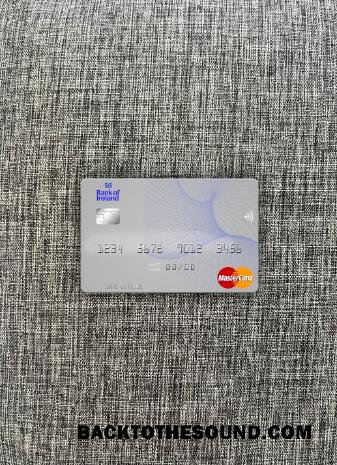 İndir İrlanda Banka of İrlanda Mastercard foto-görünüm Ön Örnek taslak