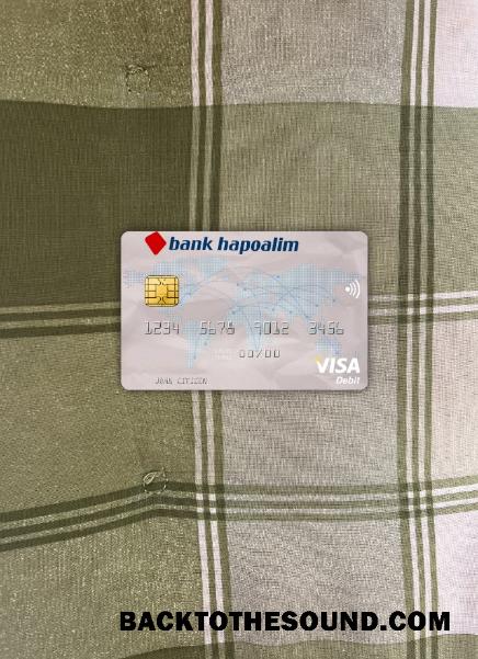 İndir İsrail Banka Hapoalim Vize Banka Kart foto-görünüm Ön Örnek ön izleme