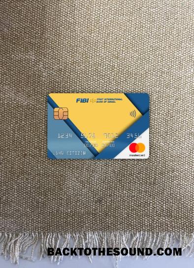 İndir İsrail First uluslararası Banka Mastercard foto-görünüm Ön Örnek ön izleme