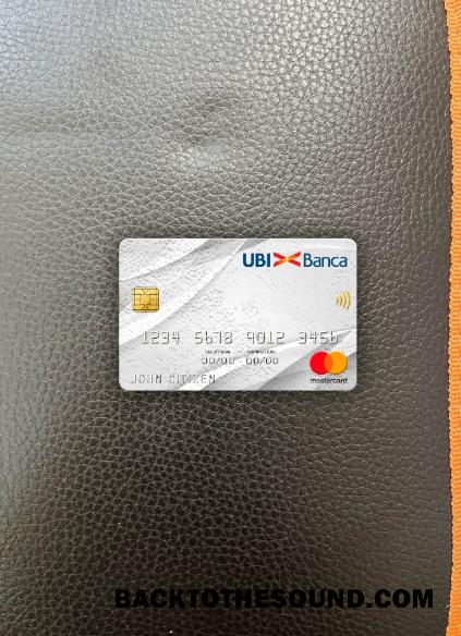 İndir İtalya UBI Banka Mastercard foto-görünüm Ön Örnek ön izleme