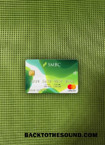 İndir Japonya Sumitomo Mitsui Banking Corporation (SMBC) Banka Mastercard foto-görünüm Ön Örnek taslak