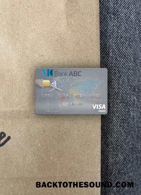 İndir Ürdün Arab Banking Corporation (ABC) Vize Banka Kart foto-görünüm Ön Örnek şablon