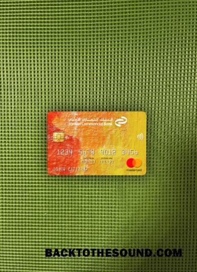 İndir Ürdün ticari Banka JCB Banka Mastercard foto-görünüm Ön Örnek taslak