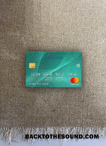 İndir Kenya Citibank Mastercard foto-görünüm Ön Örnek şablon