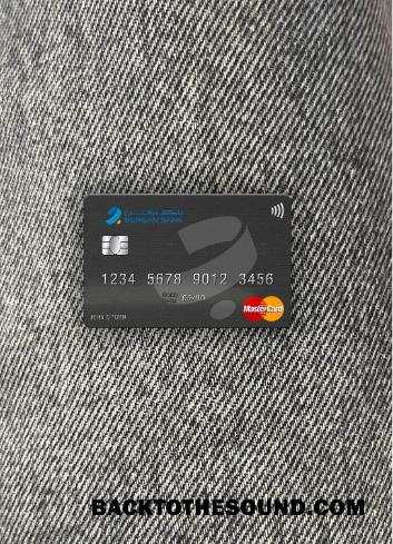 İndir Kuveyt Burgan Banka Mastercard foto-görünüm Ön Örnek şablon