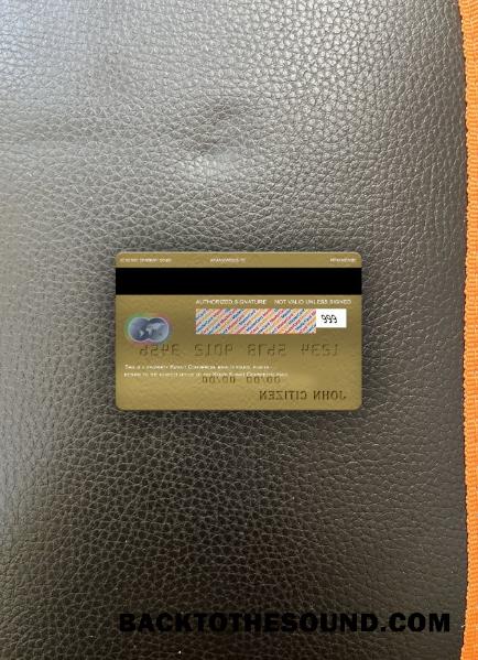 İndir Kuveyt ticari Banka Mastercard gold foto-görünüm Arka Örnek şablon