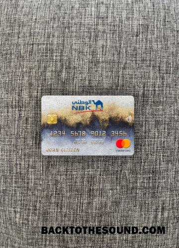 İndir Kuveyt ulusal Banka Mastercard foto-görünüm Ön Örnek örnek