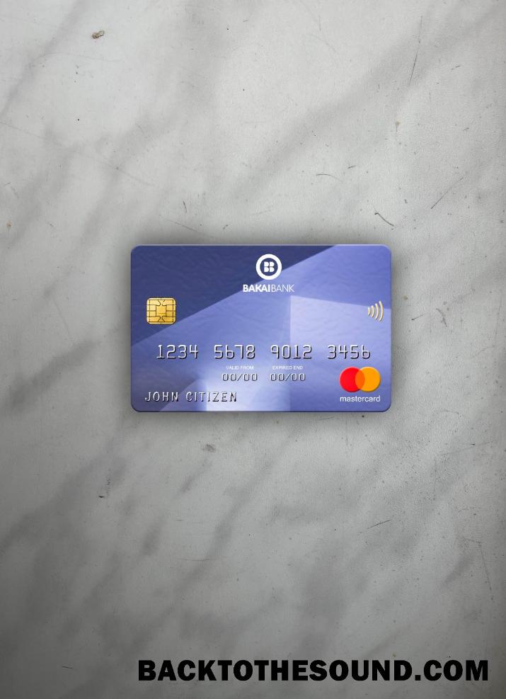 İndir Kırgızistan OJSC Bakai Banka Mastercard foto-görünüm Ön Örnek ön izleme