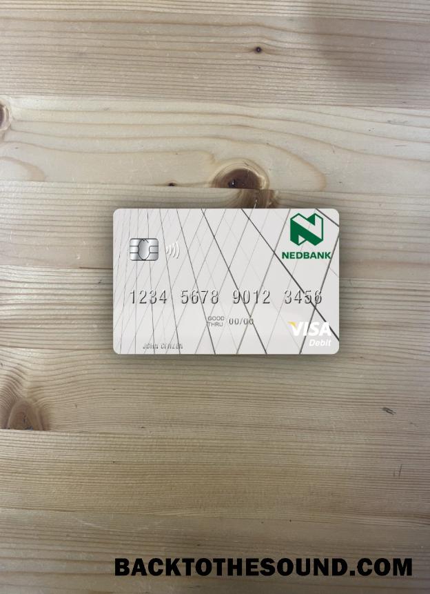 İndir Lesotho Nedbank Vize Banka Kart foto-görünüm Ön Örnek taslak