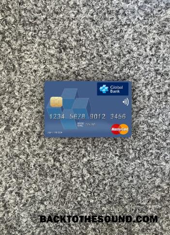 İndir Liberya Global Banka Liberya Mastercard foto-görünüm Ön Örnek şablon