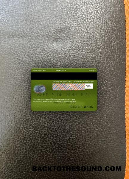 İndir Liberya IB uluslararası Banka Mastercard foto-görünüm Arka Örnek örnek