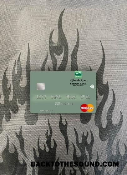 İndir Libya Sahara Banka Mastercard foto-görünüm Ön Örnek taslak