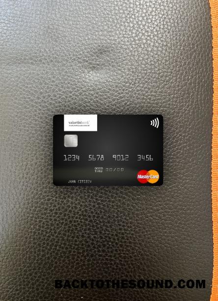 İndir Lihtenştayn Valartis Banka Mastercard foto-görünüm Ön Örnek tasarım