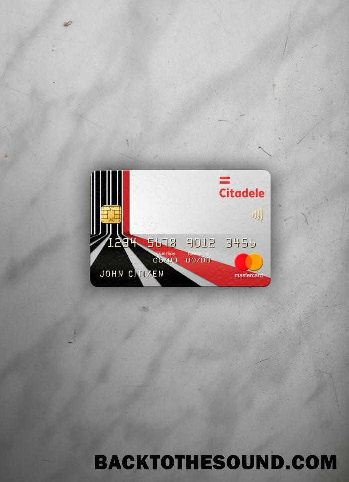 İndir Litvanya (Litva) Citadele Banka Mastercard foto-görünüm Ön Örnek örnek