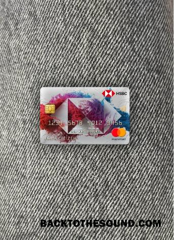 İndir Lüksemburg HSBC Banka Mastercard foto-görünüm Ön Örnek örnek