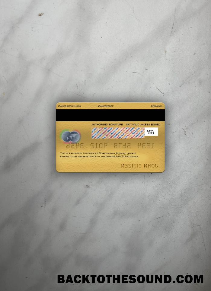 İndir Lüksemburg Sogexia Banka Mastercard foto-görünüm Arka Örnek örnek