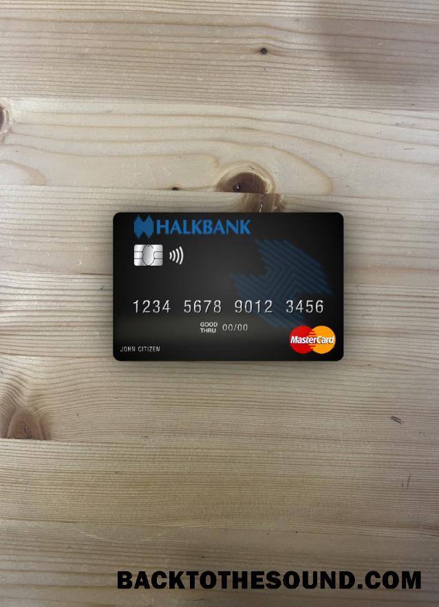 İndir Macedonia Halkbank AD Skopje Mastercard foto-görünüm Ön Örnek şablon