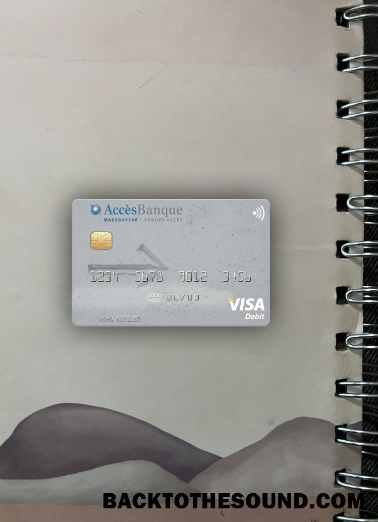 İndir Madagaskar AccèsBanque Vize Banka Kart foto-görünüm Ön Örnek örnek