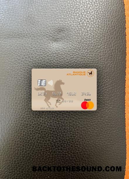 İndir Mali Banque Atlantique Mastercard foto-görünüm Ön Örnek şablon