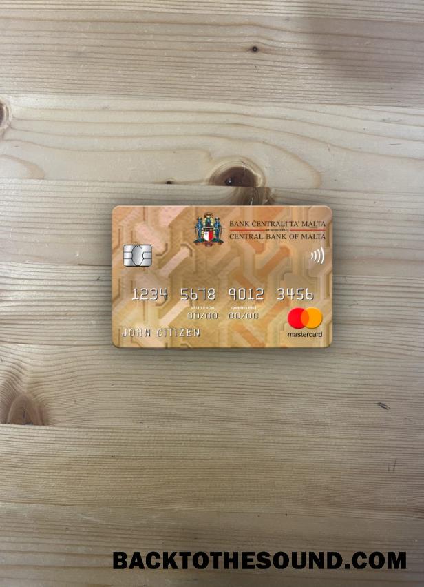 İndir Malta Central Banka Mastercard foto-görünüm Ön Örnek ön izleme
