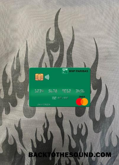 İndir Moritanya BNP Paribas Mastercard foto-görünüm Ön Örnek şablon