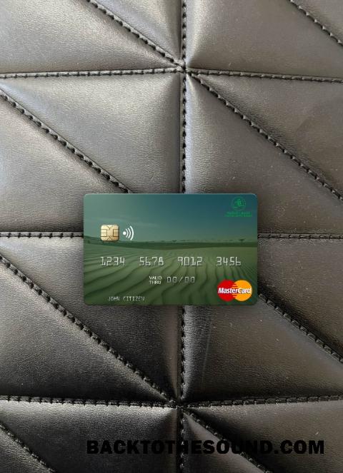 İndir Moritanya Chinguitty Banka Mastercard foto-görünüm Ön Örnek şablon