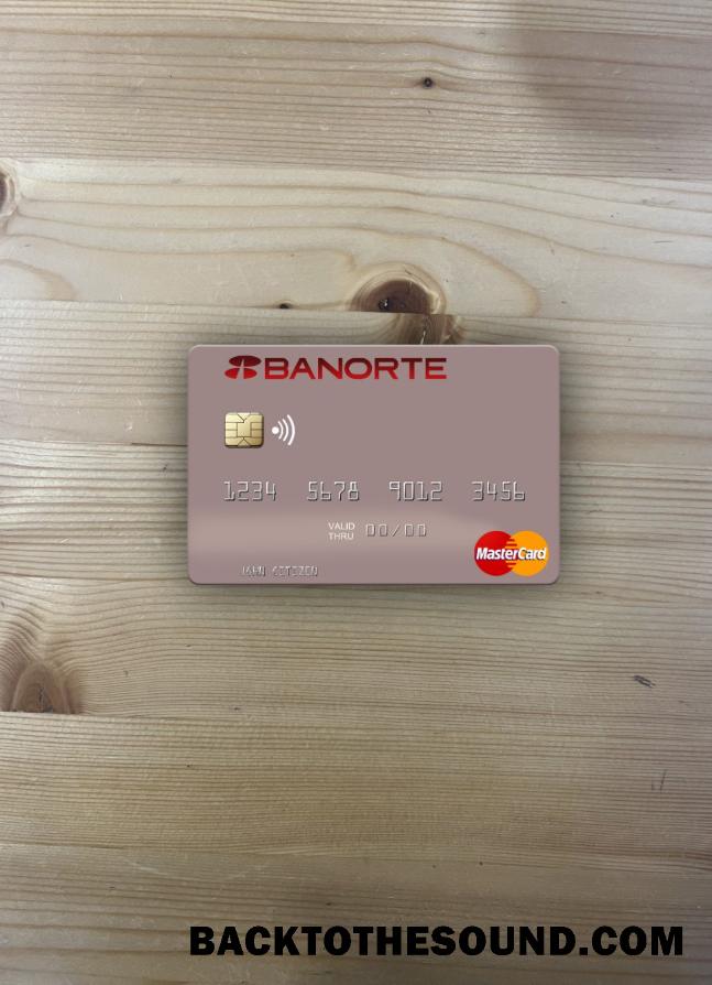İndir Meksika Banorte Banka Mastercard foto-görünüm Ön Örnek örnek