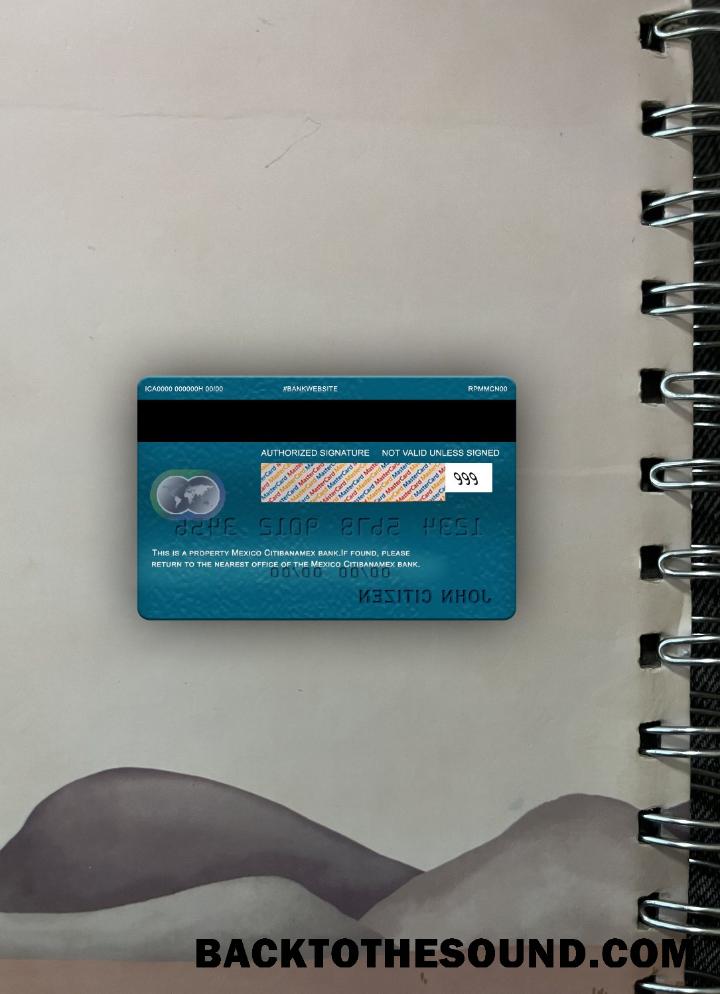İndir Meksika Citibanamex Banka Mastercard foto-görünüm Arka Örnek örnek