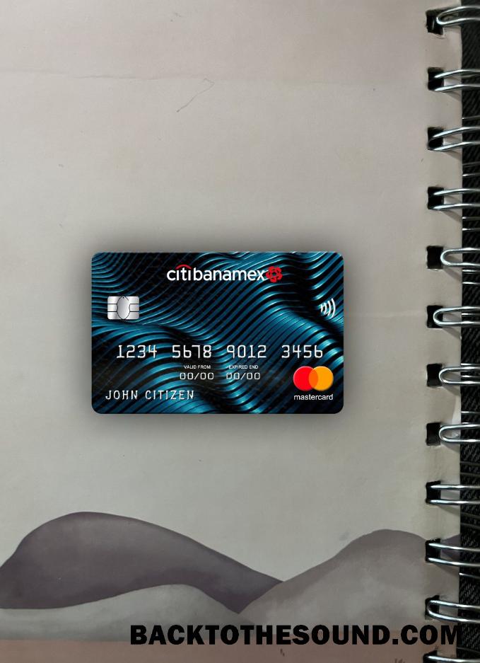 İndir Meksika Citibanamex Banka Mastercard foto-görünüm Ön Örnek tasarım