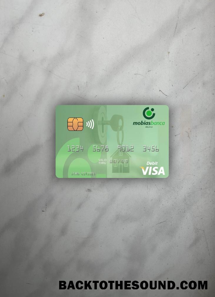 İndir Moldova MobiasBanca Vize Banka Kart foto-görünüm Ön Örnek tasarım