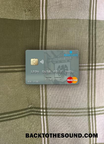 İndir Monako Barclays Banka PLC Mastercard foto-görünüm Ön Örnek şablon