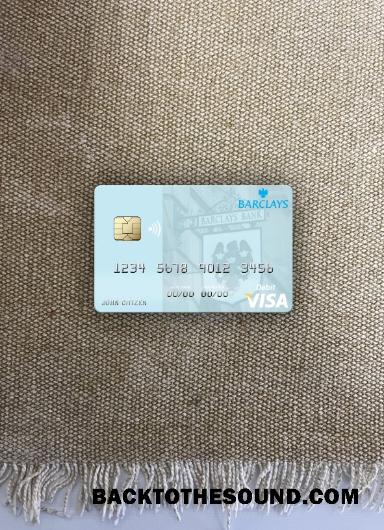 İndir Monako Barclays Banka PLC Vize Banka Kart foto-görünüm Ön Örnek taslak
