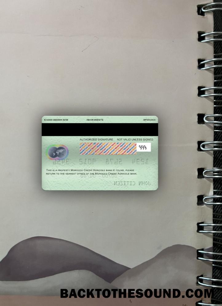 İndir Fas Kredi Agricole Banka Mastercard foto-görünüm Arka Örnek tasarım