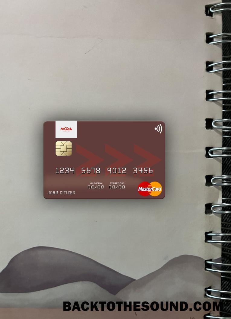 İndir Mozambik Banco Moza Mastercard foto-görünüm Ön Örnek tasarım
