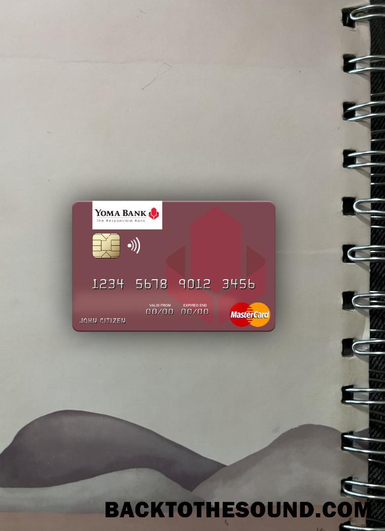 İndir Myanmar Yoma Banka Mastercard foto-görünüm Ön Örnek örnek