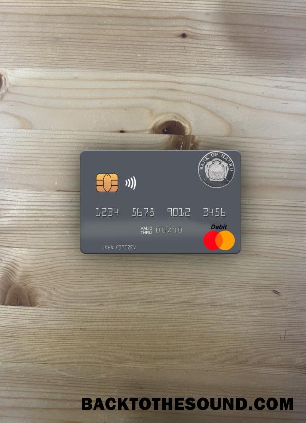 İndir Nauru Banka of Nauru Mastercard foto-görünüm Ön Örnek örnek
