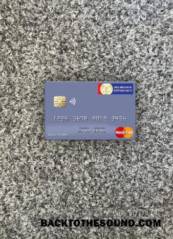İndir Nepal Rastriya Banijya Banka (RBB) Mastercard foto-görünüm Ön Örnek örnek