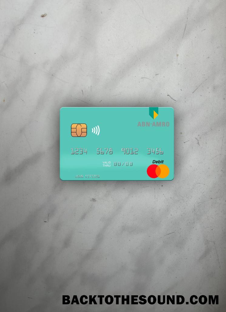 İndir Hollanda ABN AMRO Banka Mastercard foto-görünüm Ön Örnek şablon