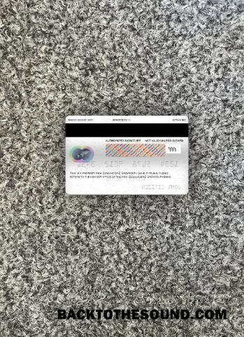 İndir Yeni Zelanda BNZ Greymouth Banka Mastercard foto-görünüm Arka Örnek şablon