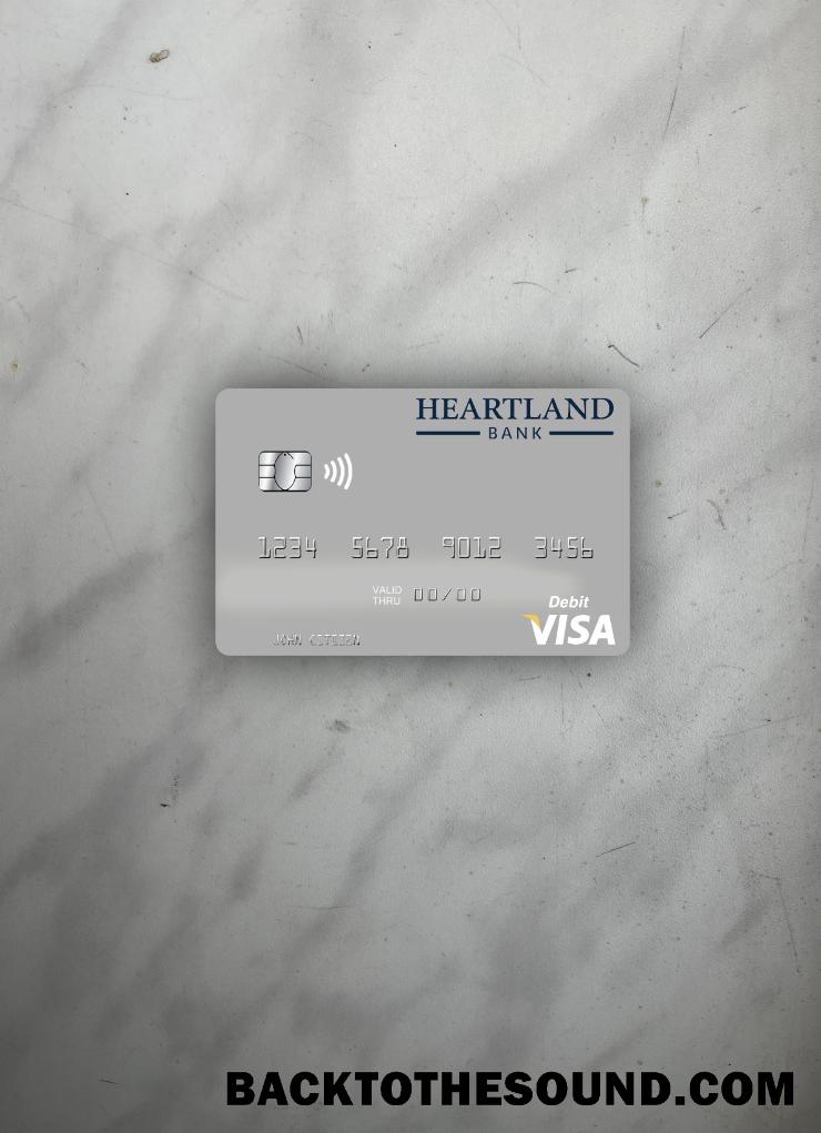 İndir Yeni Zelanda Heartland Banka Vize Banka Kart foto-görünüm Ön Örnek tasarım