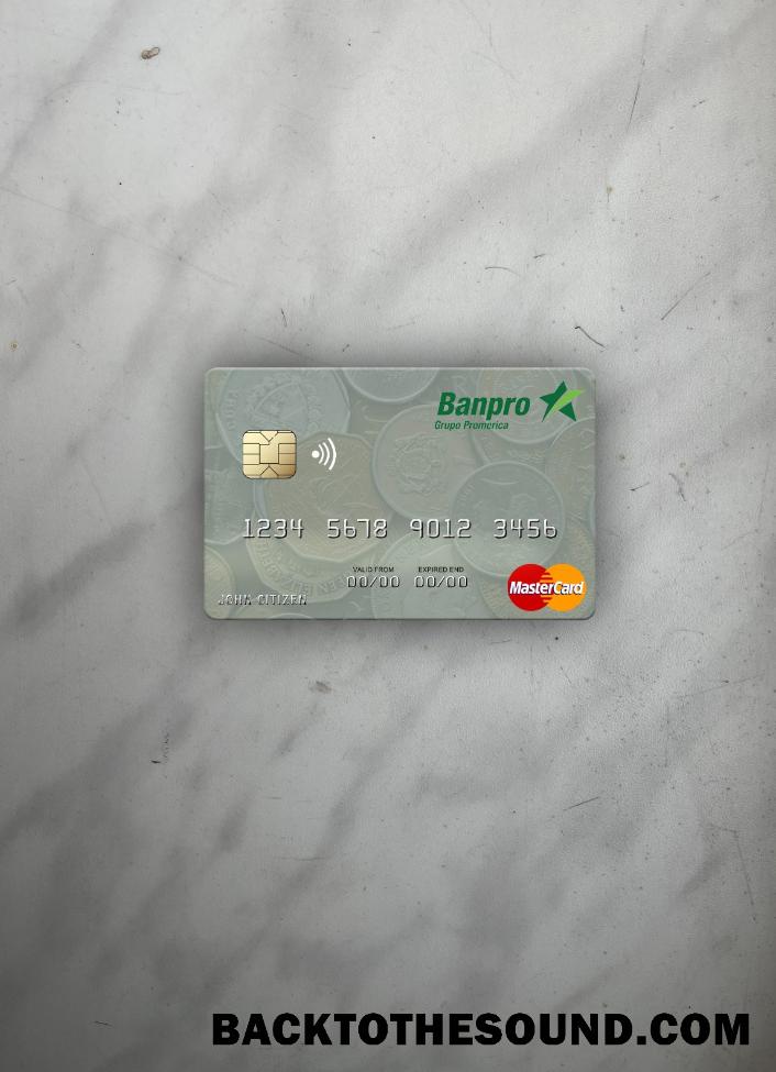 İndir Nikaragua Banco de la Producción Mastercard foto-görünüm Ön Örnek örnek
