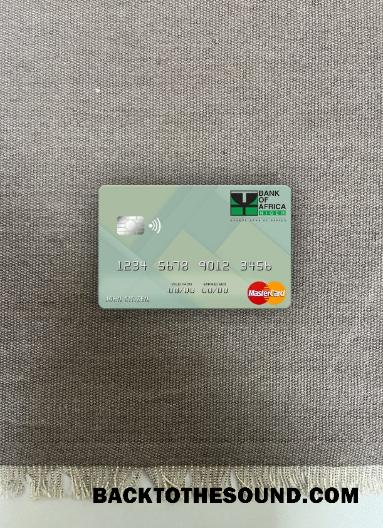 İndir Nijer Banka of Africa Mastercard foto-görünüm Ön Örnek ön izleme
