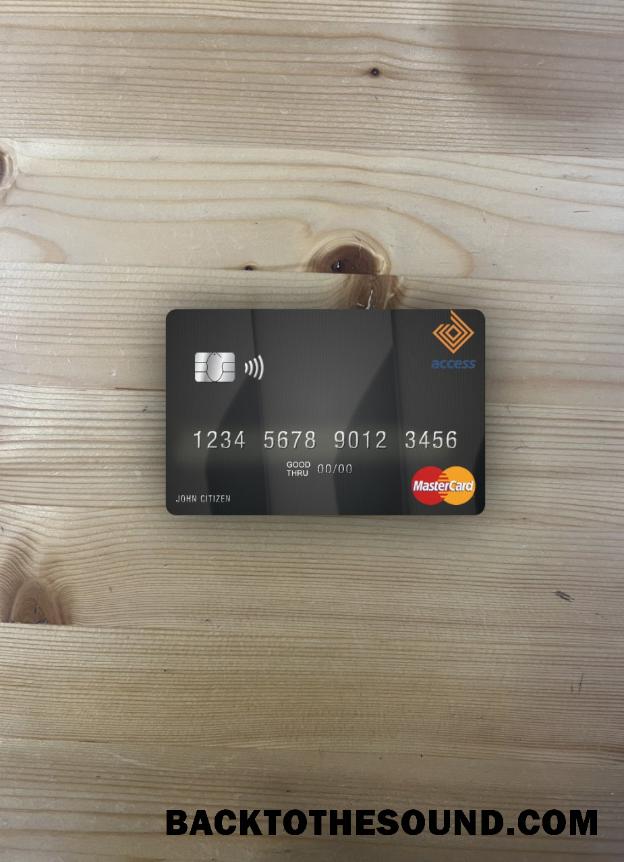 İndir Nijerya erişim Banka Plc Mastercard foto-görünüm Ön Örnek örnek