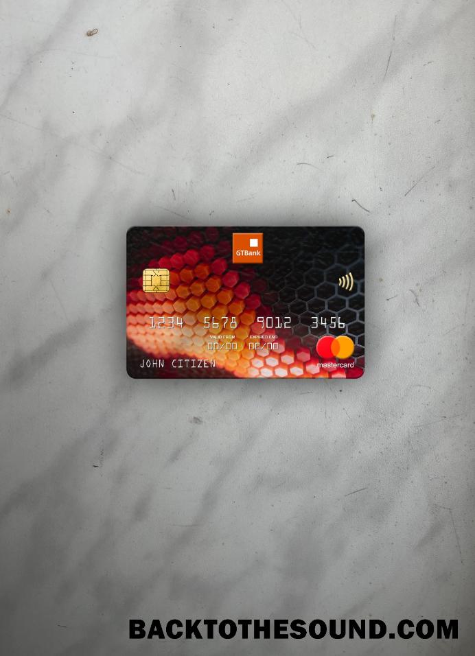 İndir Nijerya GTBank Mastercard foto-görünüm Ön Örnek tasarım